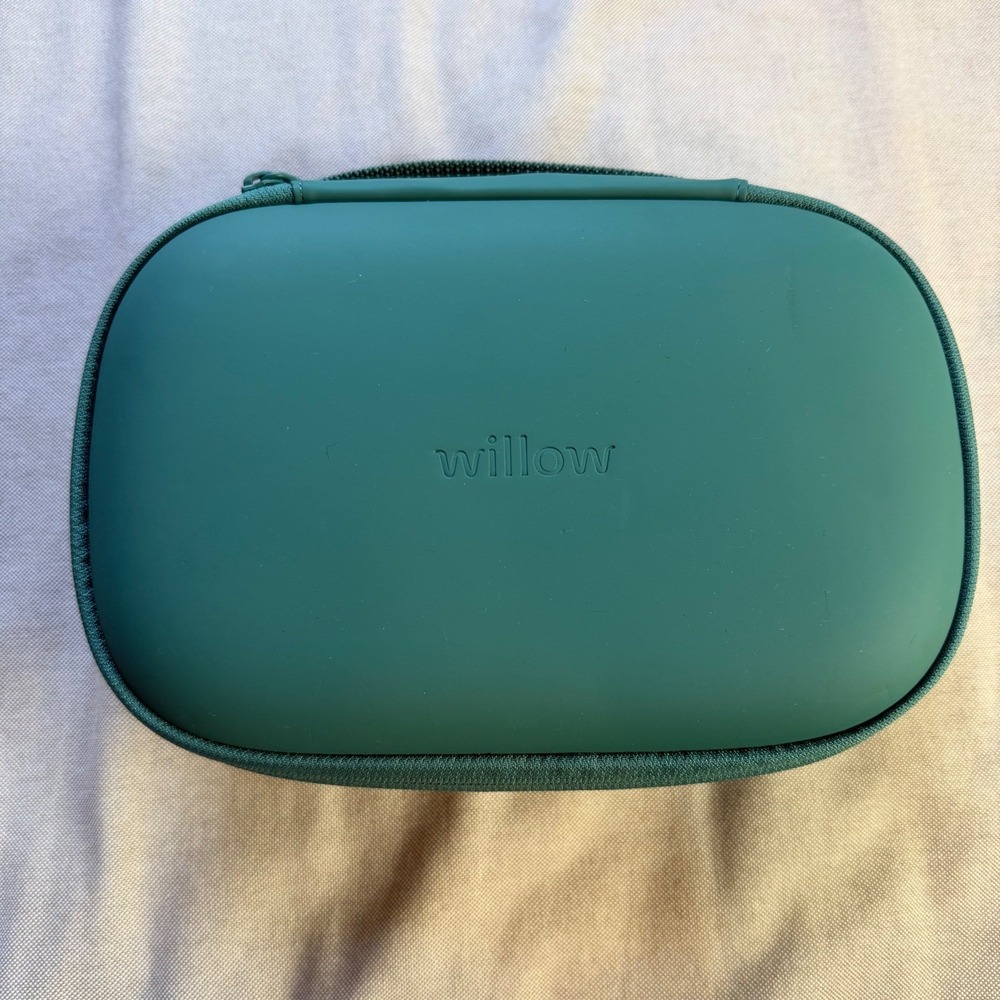 Willow Pump Carrying Case Teal Green Hardshell Wearable Breast Pump Travel Bag